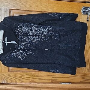 Sequin Zippered 1X Jacket